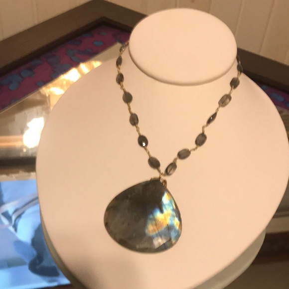 Labradorite necklace - Picture 2 of 8
